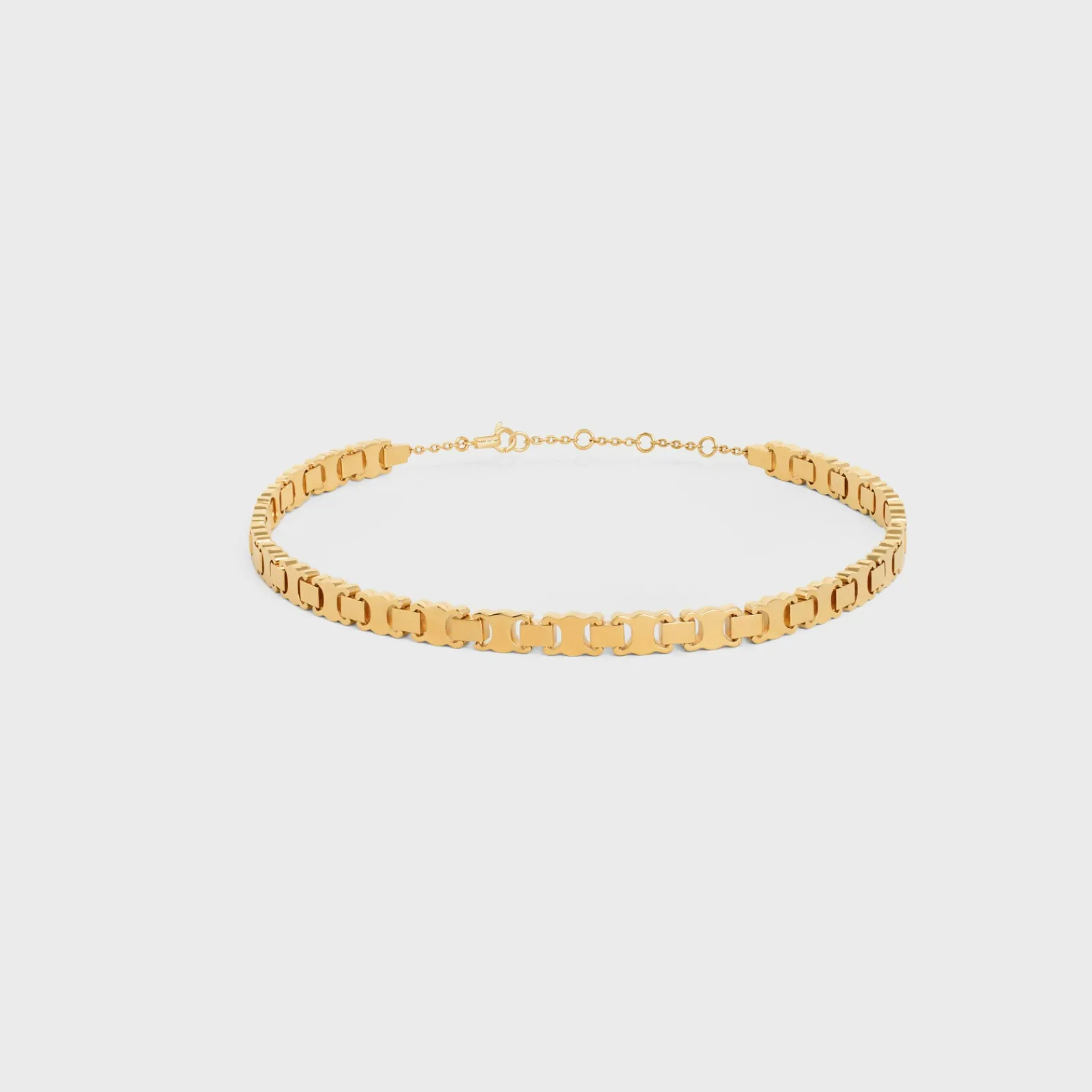 Sale Triomphe Link Choker in Brass with Finish Women Triomphe | Categories·Necklaces