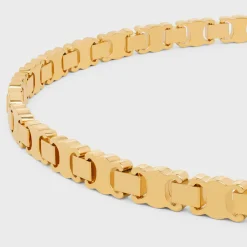 Sale Triomphe Link Choker in Brass with Finish Women Triomphe | Categories·Necklaces