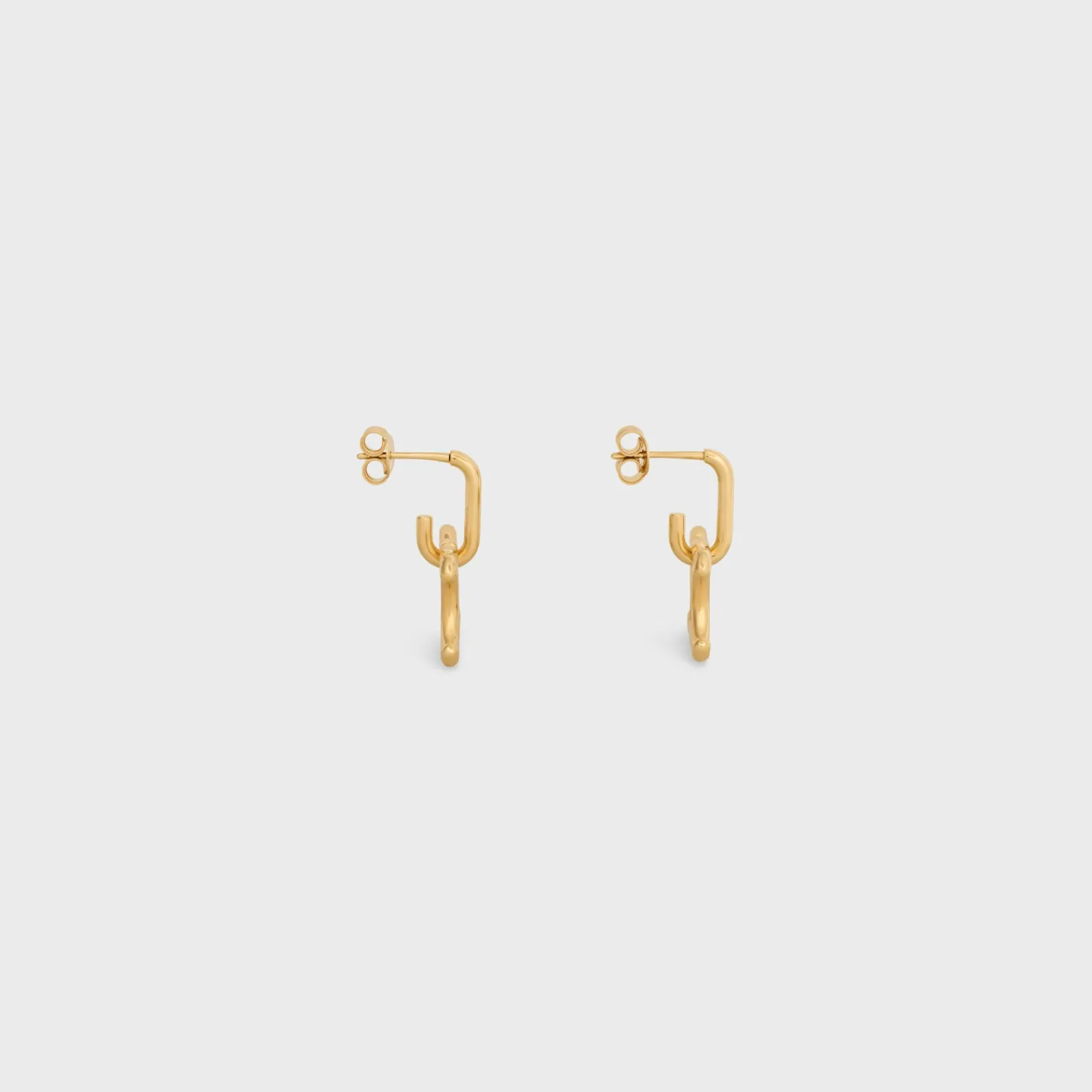 Discount Triomphe Lock Earrings in Brass with Finish Women Triomphe | Categories·Earrings