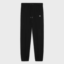 Sale triomphe loose track pants in cotton and cashmere Pants And Shorts