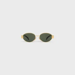 Outlet Triomphe Metal 01 sunglasses in Metal Women Metal Frame | Categories·Round