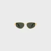 Outlet Triomphe Metal 04 Sunglasses in Metal Women Metal Frame | Categories·Cat Eye