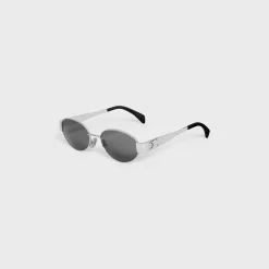 Fashion Triomphe Metal 01 Sunglasses in Metal Women Metal Frame | Categories·Round