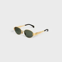 Outlet Triomphe Metal 01 sunglasses in Metal Women Metal Frame | Categories·Round