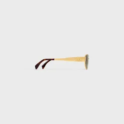 Outlet Triomphe Metal 04 Sunglasses in Metal Women Metal Frame | Categories·Cat Eye