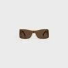 New Triomphe Metal Racer Sunglasses in Metal Women Metal Frame | Categories·Square
