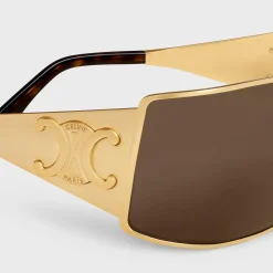 New Triomphe Metal Racer Sunglasses in Metal Women Metal Frame | Categories·Square