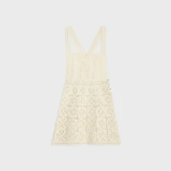 Online triomphe mini dress in crocheted cotton Women Dresses And Skirts