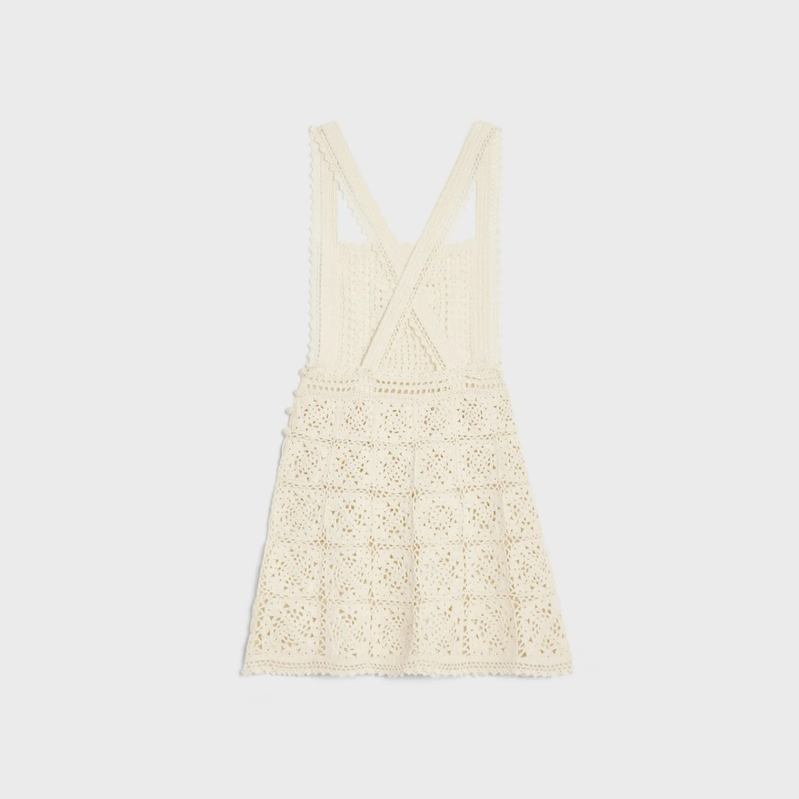 Online triomphe mini dress in crocheted cotton Women Dresses And Skirts