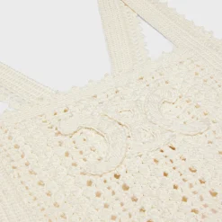 Online triomphe mini dress in crocheted cotton Women Dresses And Skirts