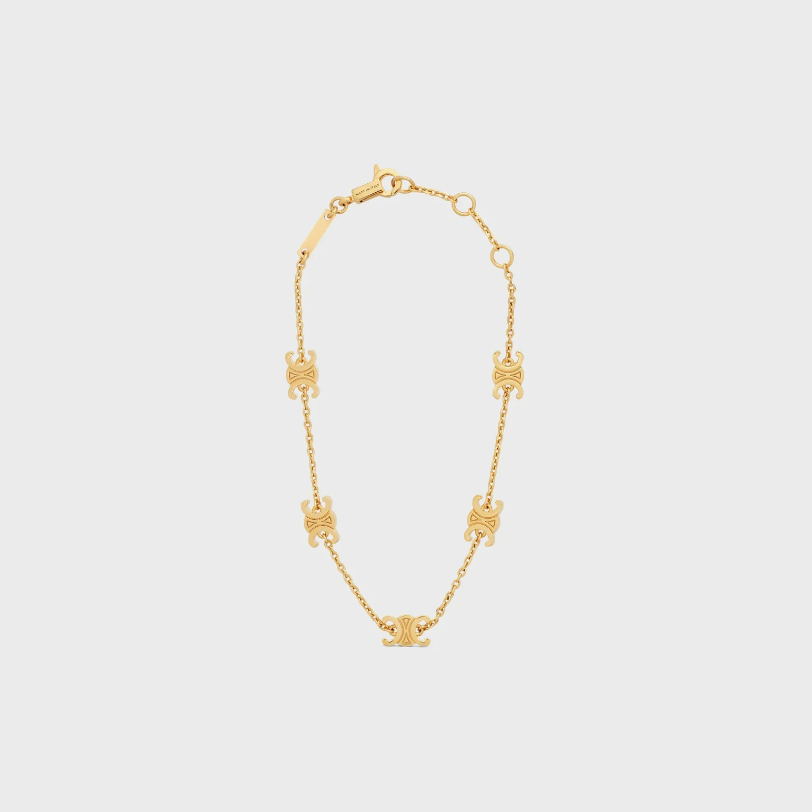 Discount Triomphe Mini Triomphe Bracelet in Brass with Finish Women Triomphe | Categories·Bracelets