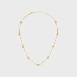Clearance Triomphe Mini Triomphe Necklace in Brass with Finish Women Triomphe | Categories·Necklaces