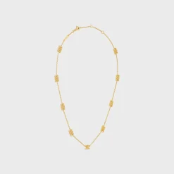Clearance Triomphe Mini Triomphe Necklace in Brass with Finish Women Triomphe | Categories·Necklaces