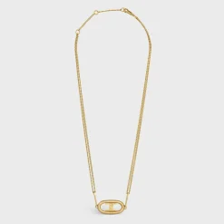 Discount Triomphe Necklace in Brass Women Triomphe | Categories·Necklaces