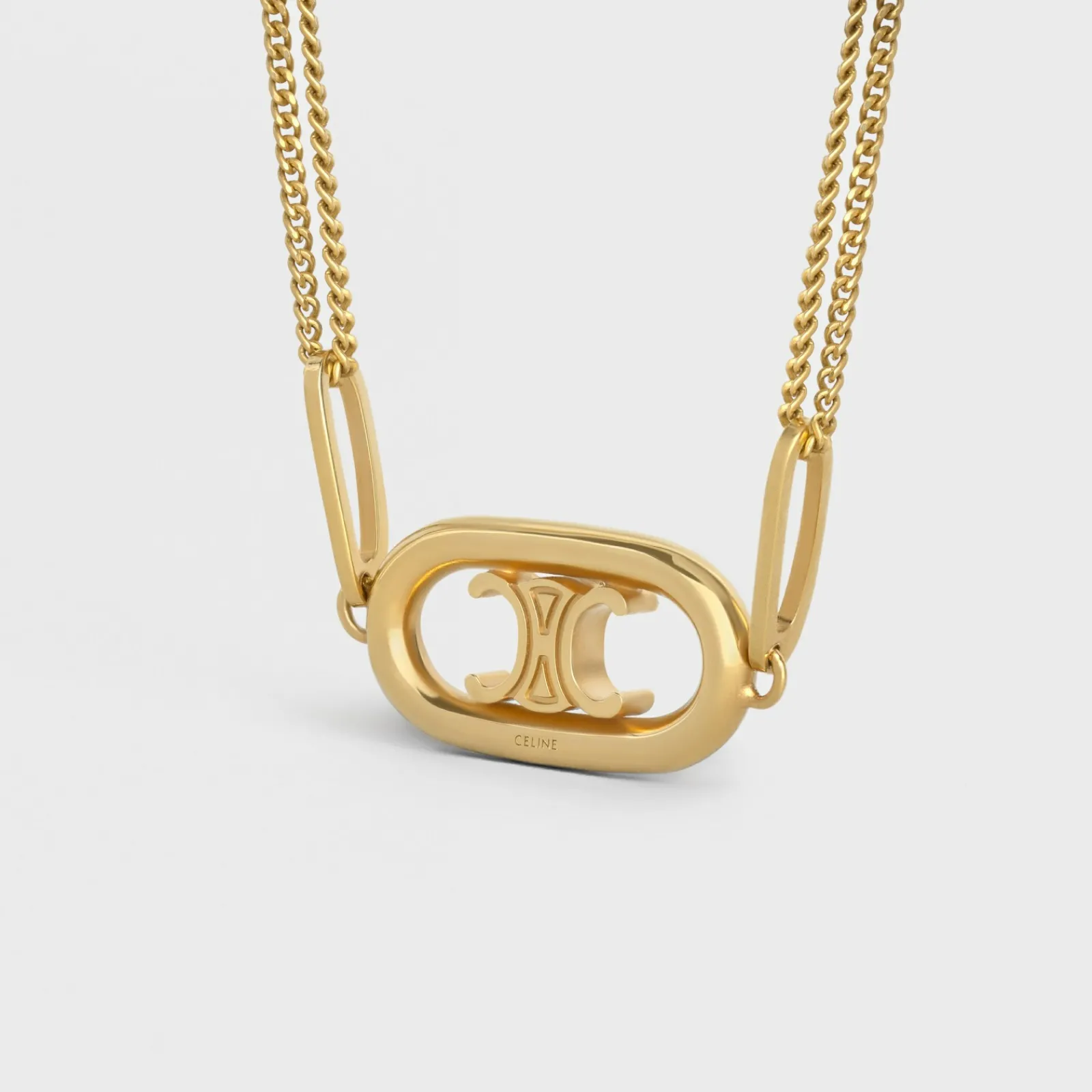 Discount Triomphe Necklace in Brass Women Triomphe | Categories·Necklaces