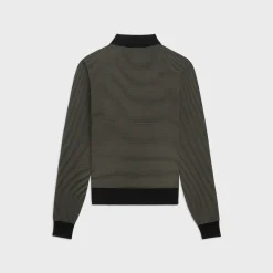 Fashion triomphe polo shirt in finely striped cotton jersey T-Shirts And Sweatshirts