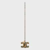 Outlet TRIOMPHE pom-pom keyring in PYTHON with Gold Finishing Women Categories·Straps And Accessories