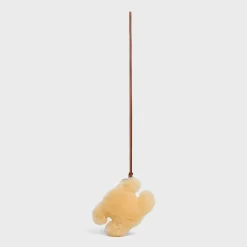 Discount TRIOMPHE POM-POM KEYRING in SHEARLING AND SMOOTH CALFSKIN Categories·Ech Accessories