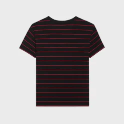 Discount triomphe regular t-shirt in striped jersey T-Shirts And Sweatshirts