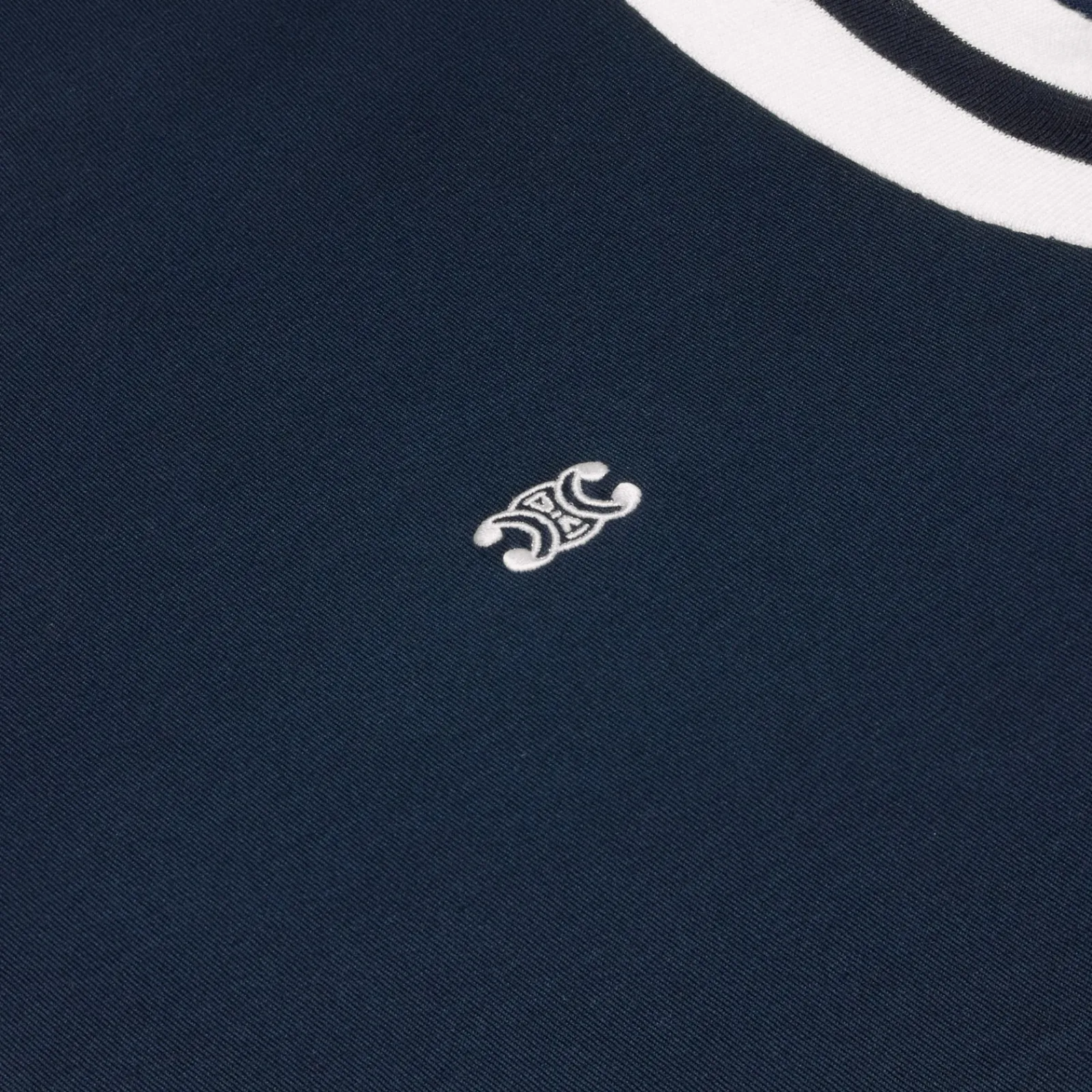 Fashion triomphe regular t-shirt in cotton jersey T-Shirts And Sweatshirts