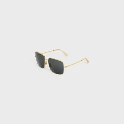 Fashion Triomphe Rhinestone 01 Sunglasses in Metal with Crystals Women Metal Frame | Categories·Square