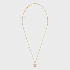 Outlet Triomphe Rhinestone Necklace in Brass with Finish and Crystals Women Triomphe | Categories·Necklaces