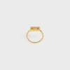 New Triomphe Rhinestone Small Ring in Brass with Finish and Crystals Women Triomphe | Categories·Rings