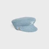 Sale triomphe sailor cap in cotton hickory Women Hats And Gloves