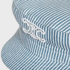 Sale triomphe sailor cap in cotton hickory Women Hats And Gloves