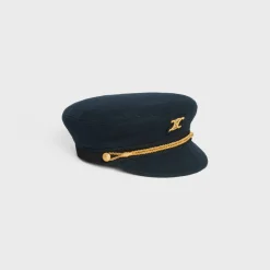 Discount triomphe sailor cap in wool cloth Women Hats And Gloves