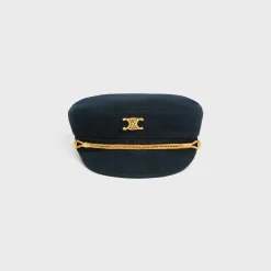 Discount triomphe sailor cap in wool cloth Women Hats And Gloves