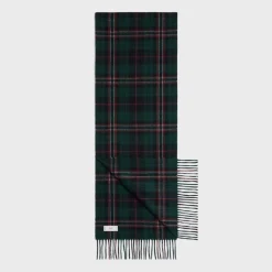 Discount triomphe scarf in check cashmere Hats And Soft Accessories