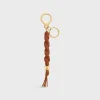Clearance TRIOMPHE SCOUBIDOu KEYRING in smooth calfskin with Gold Finishing Women Categories·Straps And Accessories