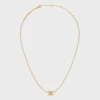Sale Triomphe Sparkle Necklace in Brass with Finish and Strass Women Triomphe | Categories·Necklaces