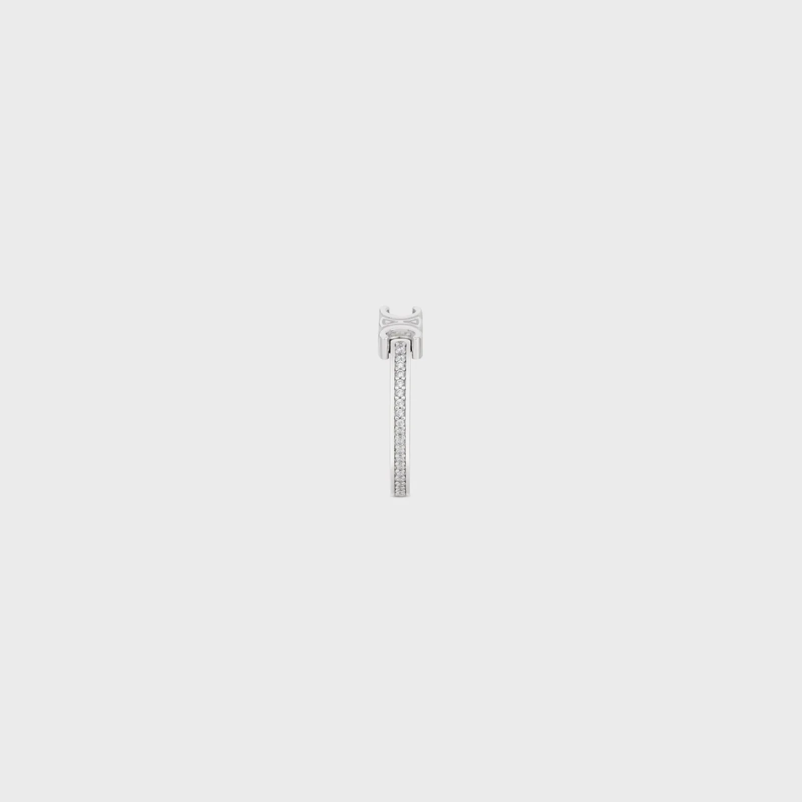 Best Triomphe Sparkle Ring in Strass and Brass with Rhodium Finish Women Triomphe | Categories·Rings