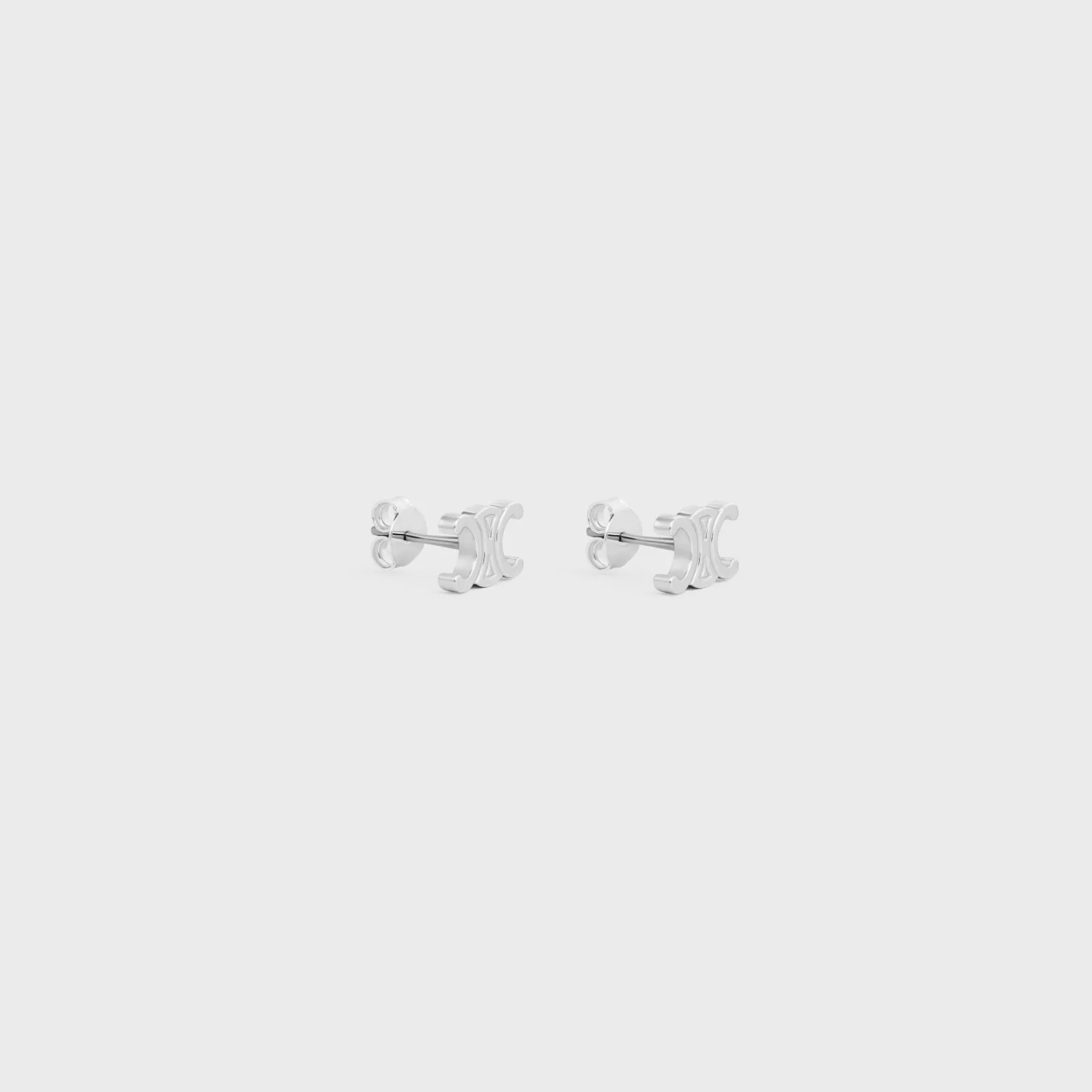 Fashion Triomphe Studs in Brass Women Triomphe | Categories·Earrings