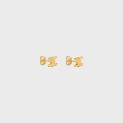 Clearance Triomphe Studs in Brass with Finish Women Triomphe | Categories·Earrings