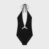 Discount triomphe swimsuit in matte jersey Women Swimwear And Lingerie