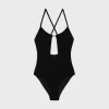 New triomphe swimsuit in matte jersey Women Swimwear And Lingerie