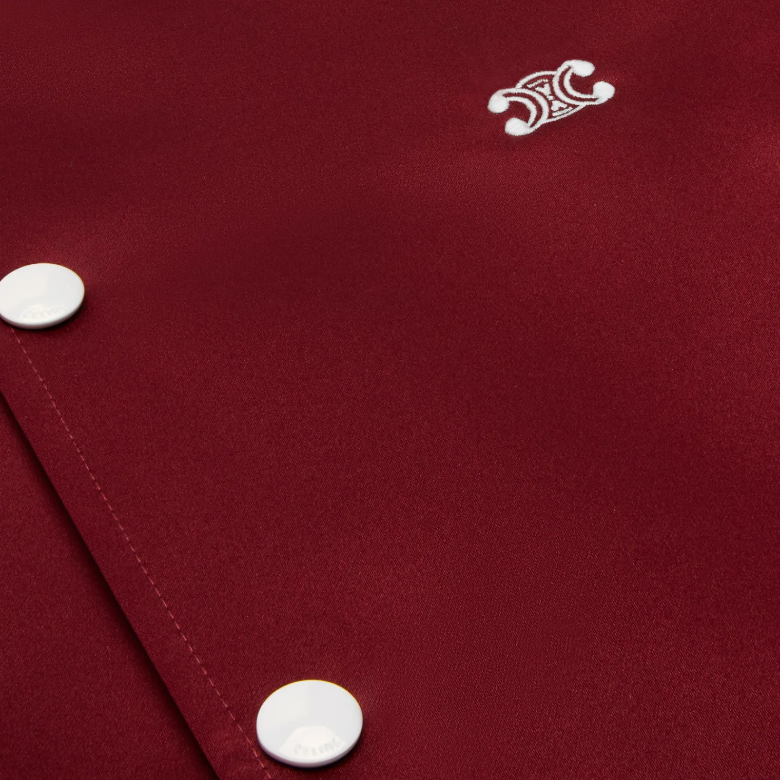 Sale triomphe teddy jacket in satin Coats & Blousons
