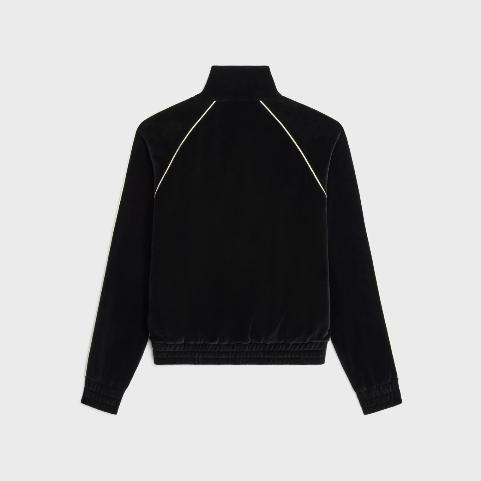 Outlet triomphe tracksuit jacket in velvet jersey T-Shirts And Sweatshirts | Coats & Blousons