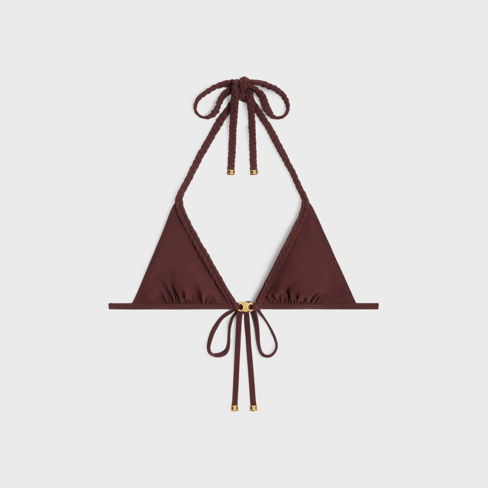 Fashion triomphe triangle top in matte jersey Women Swimwear And Lingerie