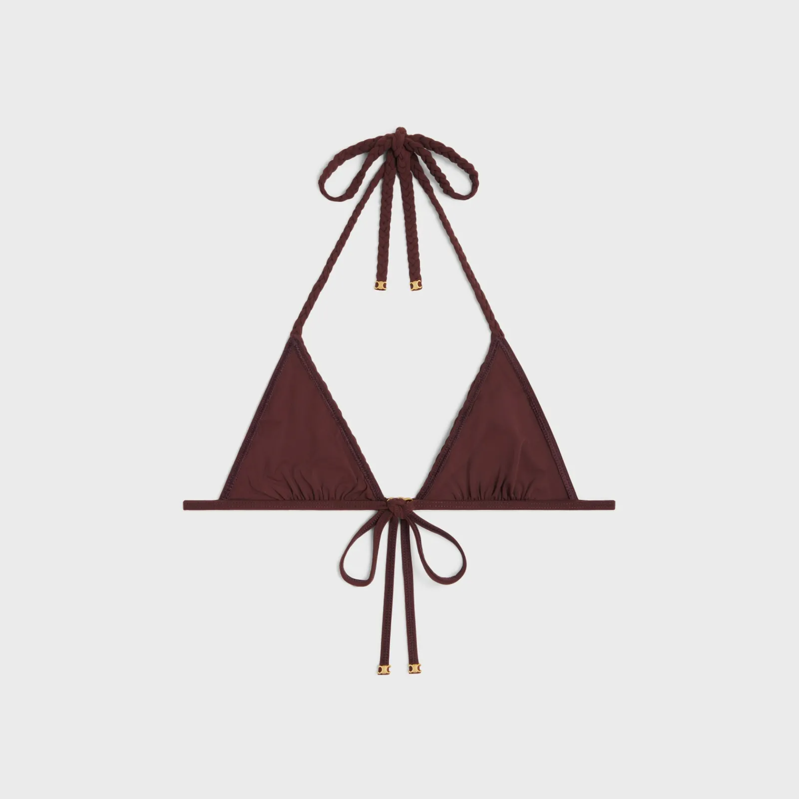 Fashion triomphe triangle top in matte jersey Women Swimwear And Lingerie