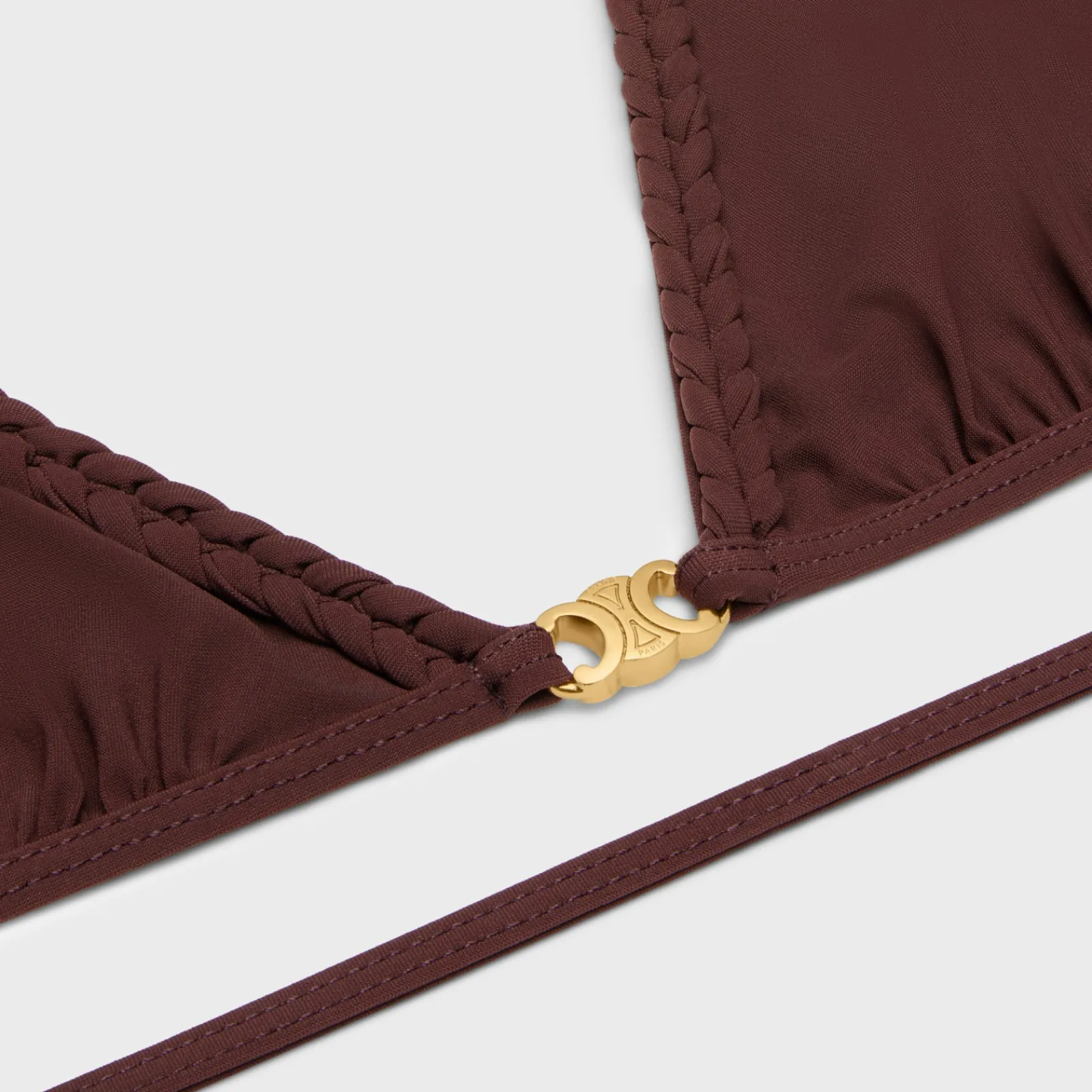 Fashion triomphe triangle top in matte jersey Women Swimwear And Lingerie