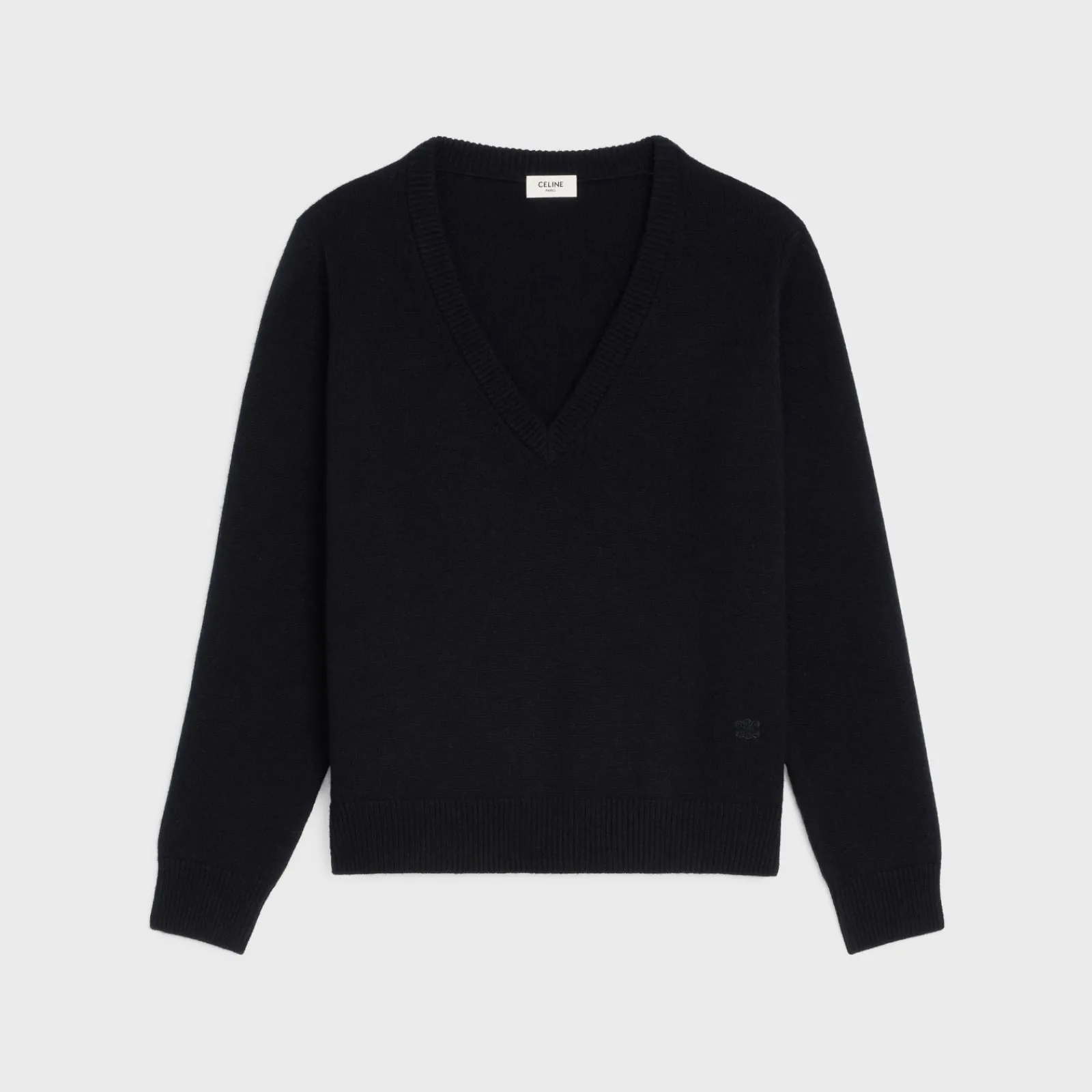 Sale TRIOMPHE V-NECK SWEATER IN HERITAGE CASHMERE Women Knitwear