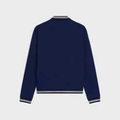 Clearance triomphe zipped teddy jacket in double-face jersey T-Shirts And Sweatshirts | Coats & Blousons
