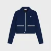 Hot Triomphe zip-up jacket in textured jersey Women Jackets