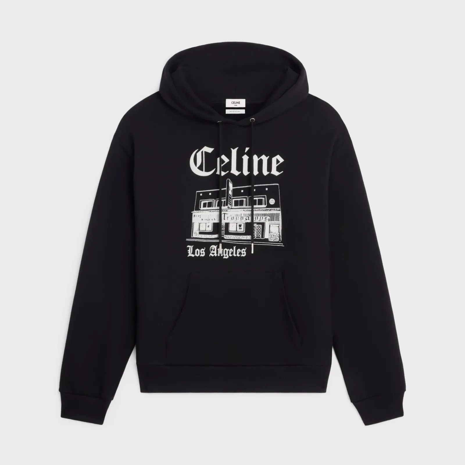 Outlet troubadour loose hoodie in cotton fleece T-Shirts And Sweatshirts