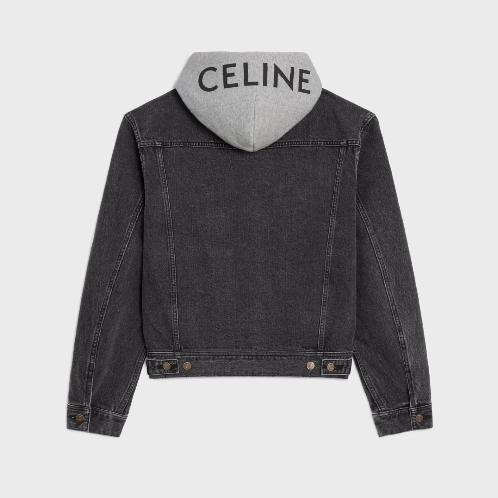 Sale trucker jacket in charcoal wash denim Coats & Blousons | Denim