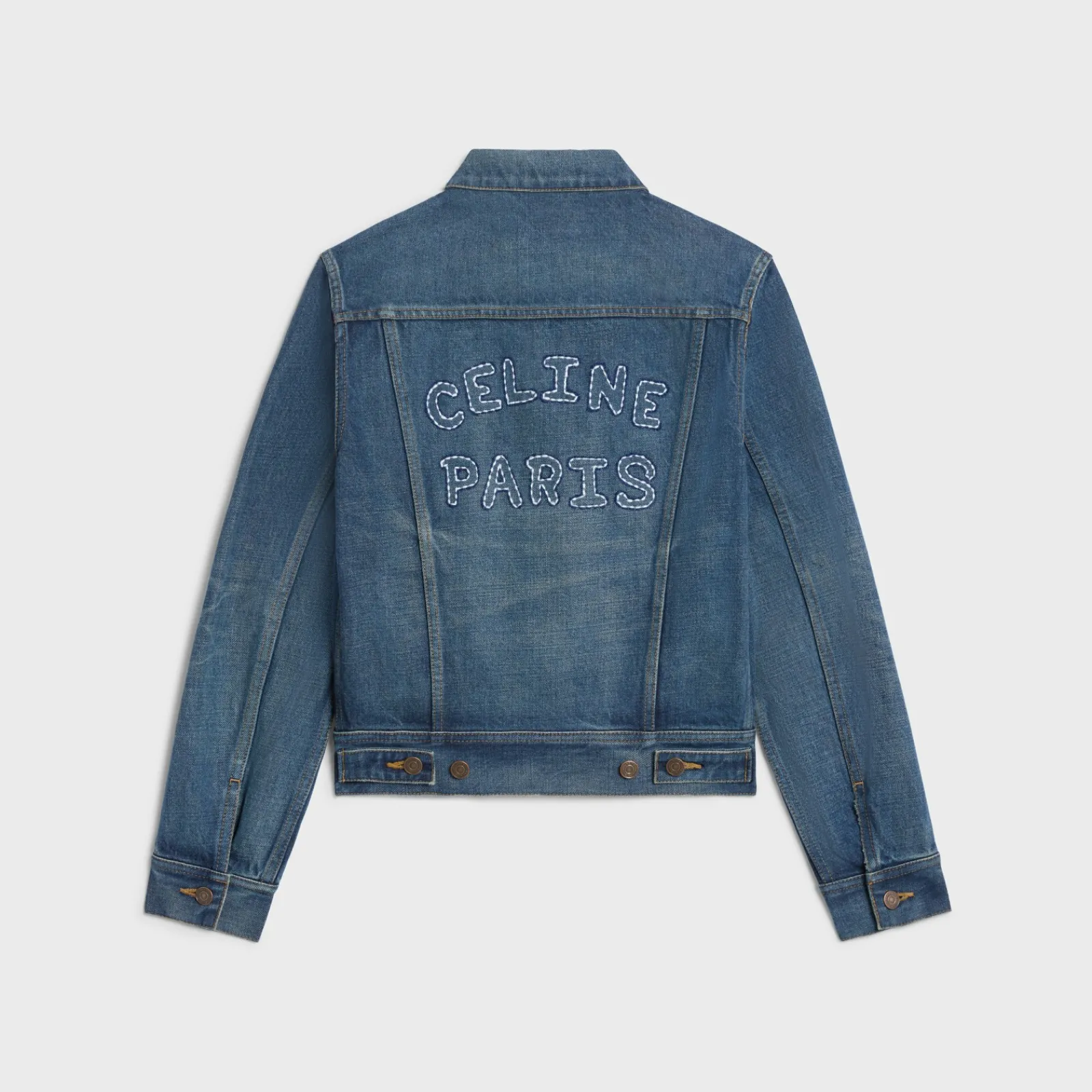 Sale Trucker jacket in dark union wash denim Women Jackets | Denim